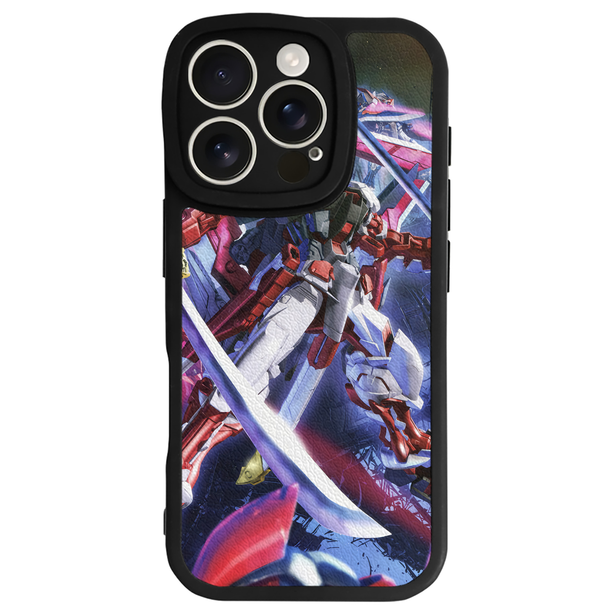（画像用） 機動戦士ガンダム Mobile Suit Gundam 【iPhone 16シリーズ対応】シリコンスマホケース（レザー調） 材質：シリコン